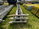 (4) METAL UPRIGHT POST 14'9