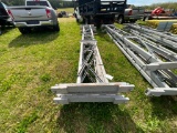 (4) METAL UPRIGHT POST 14'9