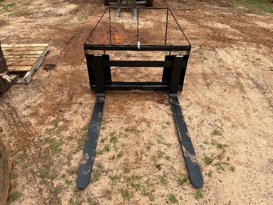 UNUSED AGT 48 INCH SKID STEER FORK ATTACHMENT