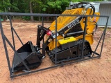 UNUSED AGT MX-CRT23 STAND ON MINI SKID STEER LOADER (RUBBER TRACKS, GAS MOTOR, AUX. HYDRAULICS, 31.5