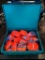 UNUSED LANDHONOR RATCHET TIE DOWN AND FLATPACK TOOL BOX (24 STRAPS TOTAL)