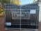 UNUSED KJ 7FT H X 20 FT L METAL FARM DRIVEWAY GATE (DEER MOTIF STYLE)