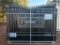 UNUSED KJ 7FT H X 20 FT L METAL FARM DRIVEWAY GATE (DEER MOTIF STYLE)