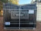 UNUSED KJ 7FT H X 20 FT L METAL FARM DRIVEWAY GATE (DEER MOTIF STYLE)