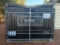 UNUSED KJ 7FT H X 20 FT L METAL FARM DRIVEWAY GATE (DEER MOTIF STYLE)