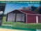 UNUSED KJ 23 FT X 22 FT DOUBLE GARAGE METAL SHED (MODEL: K2223G)