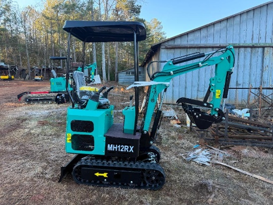UNUSED CFG INDUSTRIAL MH12RX MINI EXCAVATOR (MANUAL THUMB, 420CC GAS ENGINE, SN-MH12RX20251116K20)