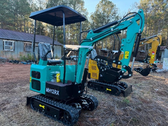 UNUSED CFG INDUSTRIAL MH12RX MINI EXCAVATOR (MANUAL THUMB, 420CC GAS ENGINE, SN-MH12RX20251126K09)