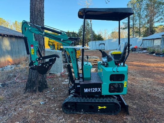 UNUSED CFG INDUSTRIAL MH12RX MINI EXCAVATOR (MANUAL THUMB, 420CC GAS ENGINE, SN-MH12RX20251116K21)