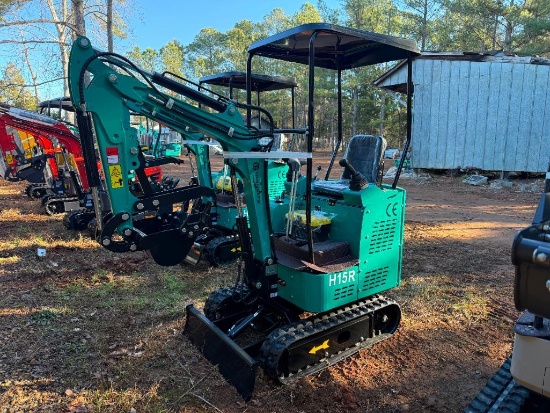 UNUSED CFG INDUSTRIAL H15R MINI EXCAVATOR (MANUAL THUMB, 420CC GAS ENGINE, SN-H15R20251120A3017)