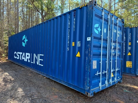 40FT HIGH CUBE SHIPPING CONTAINER (CONTAINER #CLNU3047415)