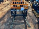 UNUSED LANDHONOR SKID STEER PALLET FORK ATTACHMENT (42 INCH, 4000 LBS FORK RATING)