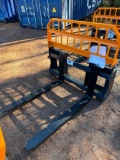 UNUSED LANDHONOR SKID STEER PALLET FORK ATTACHMENT (42 INCH, 4000 LBS FORK RATING)