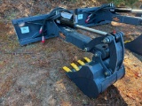 UNUSED LANDHONOR BIG ARM BACKHOE ATTACHMENT FOR SKID STEER