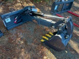 UNUSED LANDHONOR BIG ARM BACKHOE ATTACHMENT FOR SKID STEER