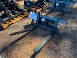 UNUSED LANDHONOR MINI SKID STEER PALLET FORK ATTACHMENT (38 INCH)