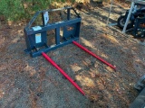UNUSED LANDHONOR BALE SPEAR SKID STEER ATTACHMENT