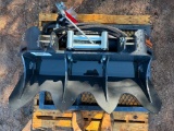 UNUSED LANDHONOR 15000 LB HYDRAULIC LOGGING WINCH ATTACHMENT