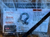 UNUSED LANDHONOR 4.75 - 12 T ANCHOR SHACKLES (38 SHACKLES TOTAL)