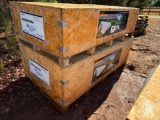 UNUSED LANDHONOR 30 FT X 85 FT PEAK CEILING STORAGE SHELTER (INCLUDES TWO BOXES)