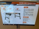 UNUSED LANDHONOR ALUMINUM FOLDING STOOL