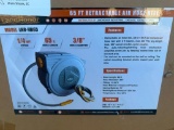 UNUSED LANDHONOR 65 FT RETRACTABLE AIR HOSE REEL