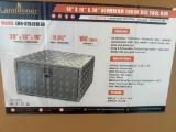UNUSED LANDHONOR 18 INCH X 18 INCH X 30 INCH ALUMINUM TRUCK BED TOOL BOX