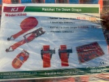 UNUSED KJ RATCHET TIE DOWN STRAPS (24 STRAPS TOTAL)
