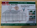 UNUSED KJ CHICKEN COOP 20 FT (L) X 10 FT (W) X 8 FT (H)