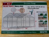 UNUSED KJ CHICKEN COOP 20 FT (L) X 10 FT (W) X 8 FT (H)