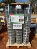 (9) UNUSED KJ HOT DIP GALVANIZED WELDED WIRE MESH ROLLS (5FT X 66FT, 594 TOTAL FT)