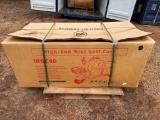 UNUSED UNASSEMBLED RED IRGC40 3 WHEEL CART (SN-H52ZYF7T0SA016494, 60V, W/ CHARGER)