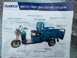 **DAMAGED UNDERNEATH, SEE PICS** UNUSED UNASSEMBLED IRET13 HIGH-END ELECTRIC TRICYCLE (60V, CHARGER,