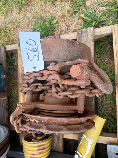 CHAIN HOIST W/PTO SHAFT