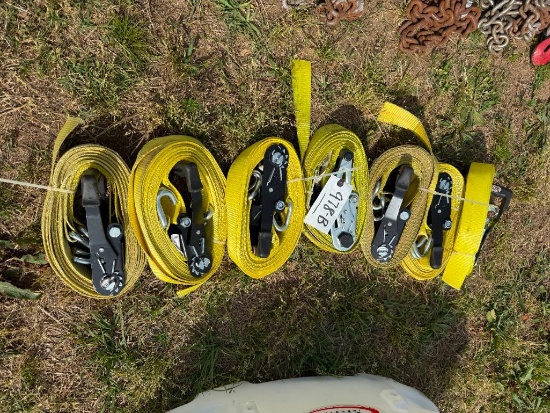 (7) RATCHET STRAPS