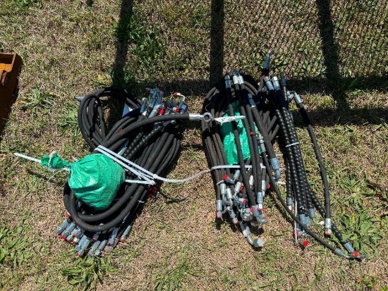 (2) BUNDLES HYDRAILIC HOSES