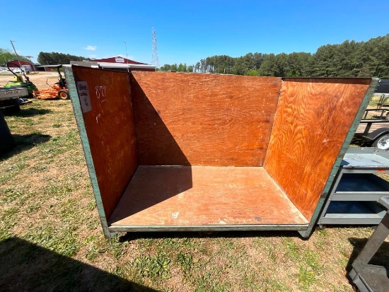 4'X5' CART W/ WOODEN SIDES