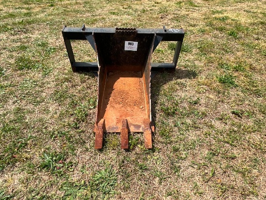 SKID STEER STUMP BUCKET
