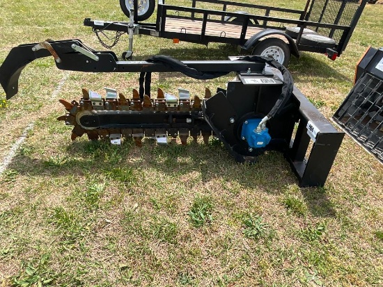 SKID STEER TRENCHER ATTACHMENT