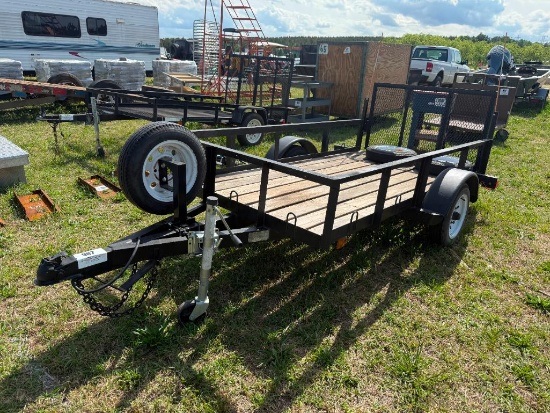 2009 CARRY-ON 4X8 SINGLE AXLE TRAILER W/ 3