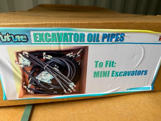 QUANTITY UNUSED FUTURE HYDRAULIC HOSES (FITS MINI EXCAVATORS)