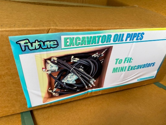 QUANTITY UNUSED FUTURE HYDRAULIC HOSES (FITS MINI EXCAVATORS)