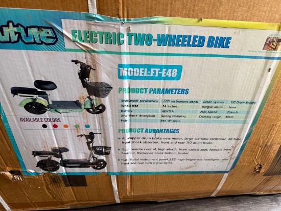 UNUSED FUTURE ELECTRIC TWO WHEELED SCOOTER **UNASSEMBLED**