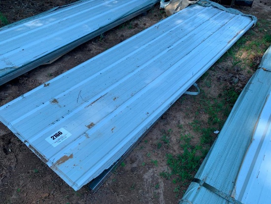 (50) PCS UNUSED 10FT SHEETS GALVALUME STEEL SIDING ROOFING *SOME SHEETS SCRATCHED, DENTED, DAMAGED*