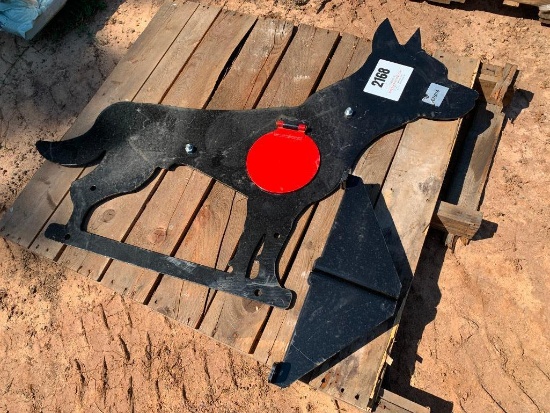 UNUSED METAL PORTABLE SHOOTING TARGET (WOLF/COYOTE)