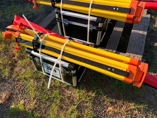 UNUSED FUTURE TRANSIT W/ TRIPOD AND MEASURING STICK