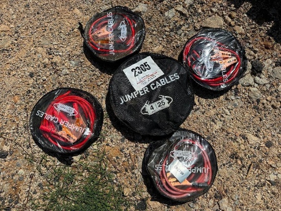 (5) BATTERY JUMPER CABLES