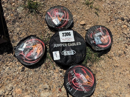 (5) BATTERY JUMPER CABLES