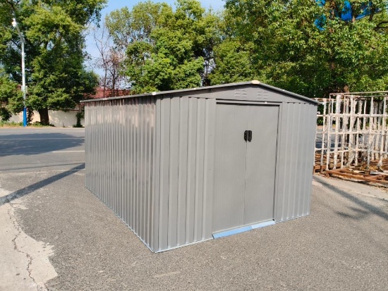 UNUSED LANDHONOR6FT X 8FT METAL SHED STORAGE BUILDING