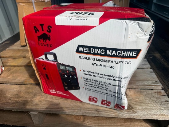 UNUSED ATS GASLESS WELDING MACHINE